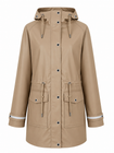Regenmantel Damen Taupe