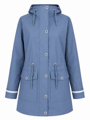 Regenmantel Damen Smoked blue