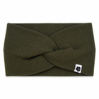 Stirnband Knoten Olive