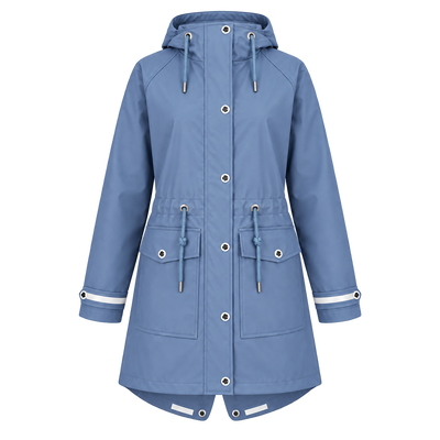 Regenmantel Damen Smoked blue