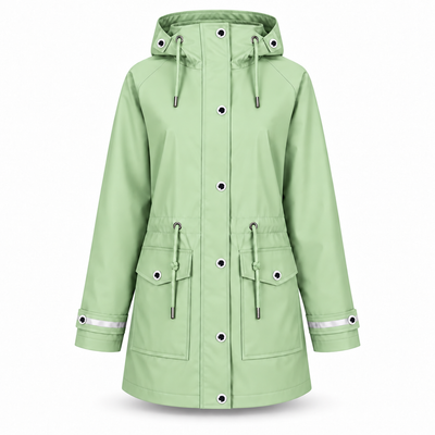 Regenmantel Damen Mint